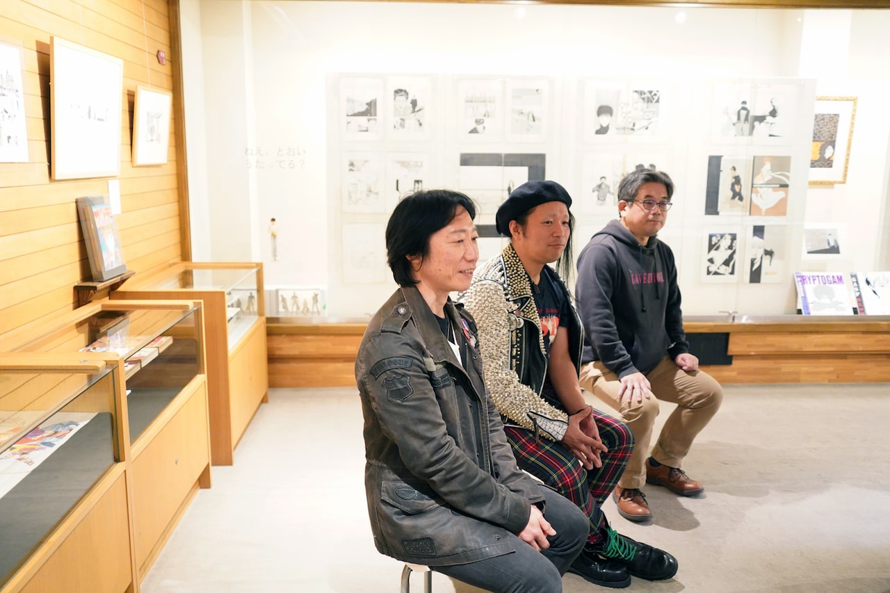 手前からコーイチさん、サトシさん、ヒロさん。