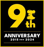 マグコミ9周年のロゴ。