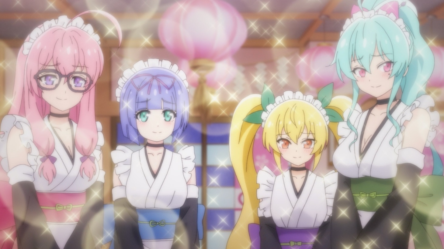 TVアニメ「ニートくノ一となぜか同棲はじめました」メインPVより。  (c)小龍・八木戸マト／ニートくノ一パートナーズ