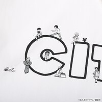 「CITYの住人パーカー」のロゴ部分。