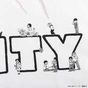 「CITYの住人パーカー」のロゴ部分。