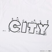 「CITYの住人Tシャツ」のロゴ部分。