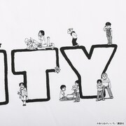 「CITYの住人Tシャツ」のロゴ部分。