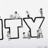 「CITYの住人Tシャツ」のロゴ部分。