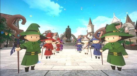 「葬送のフリーレン オンラインフェスティバル」内の広場のイメージ。