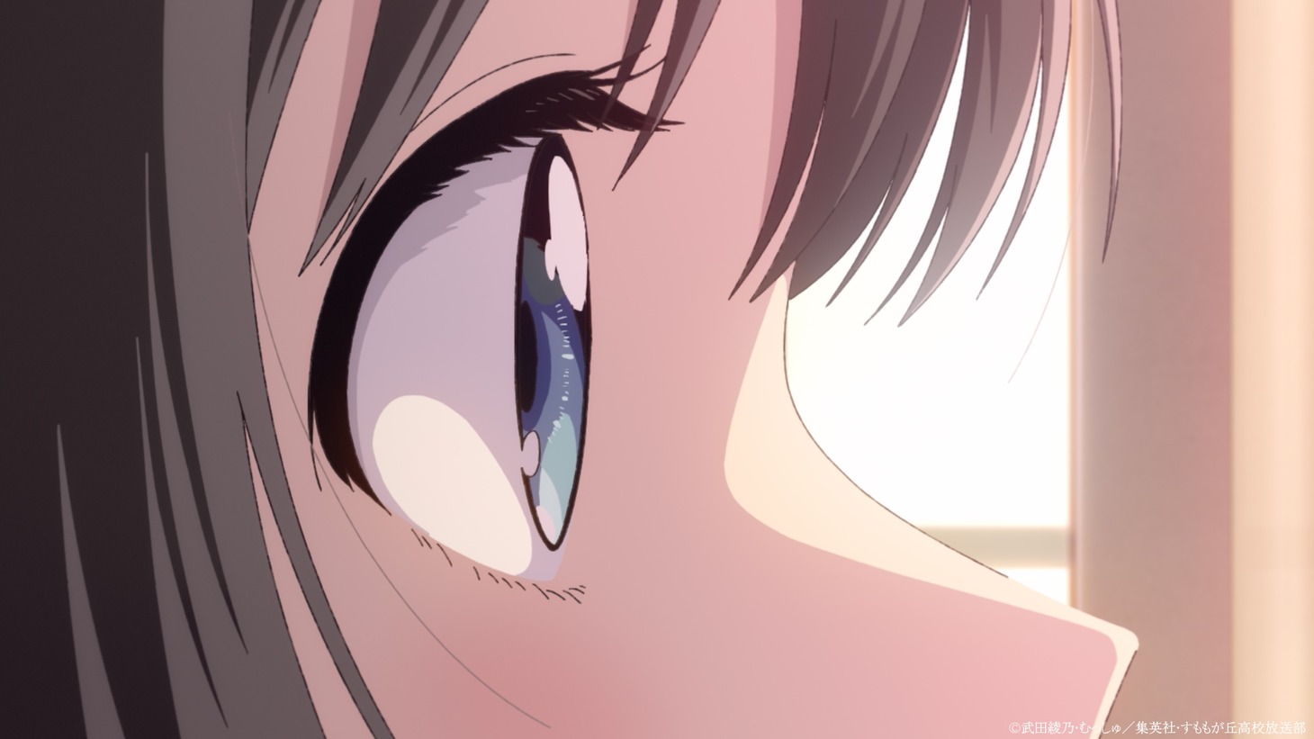 TVアニメ「花は咲く、修羅の如く」メインPVの場面カット。 (c)武田綾乃・むっしゅ／集英社・すももが丘高校放送部