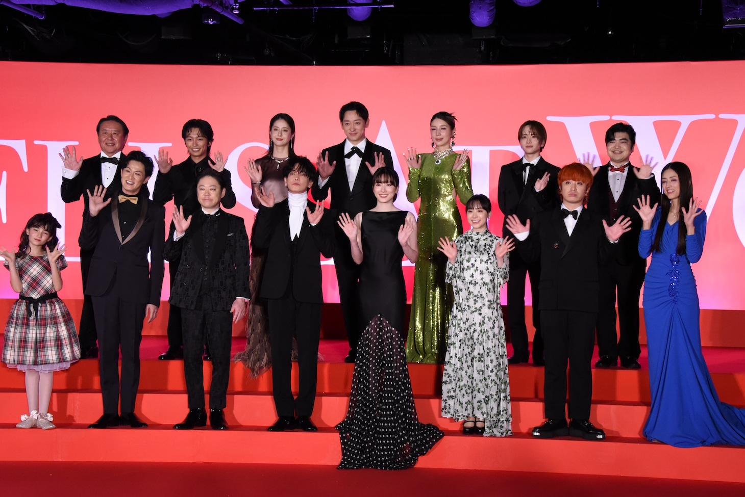 映画「はたらく細胞」のレッドカーペットイベントの様子。