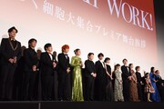 映画「はたらく細胞」完成披露試写会の様子。