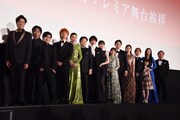 映画「はたらく細胞」完成披露試写会の様子。