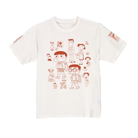 「連載50周年“三丁目の人たち”Tシャツ」の表面。