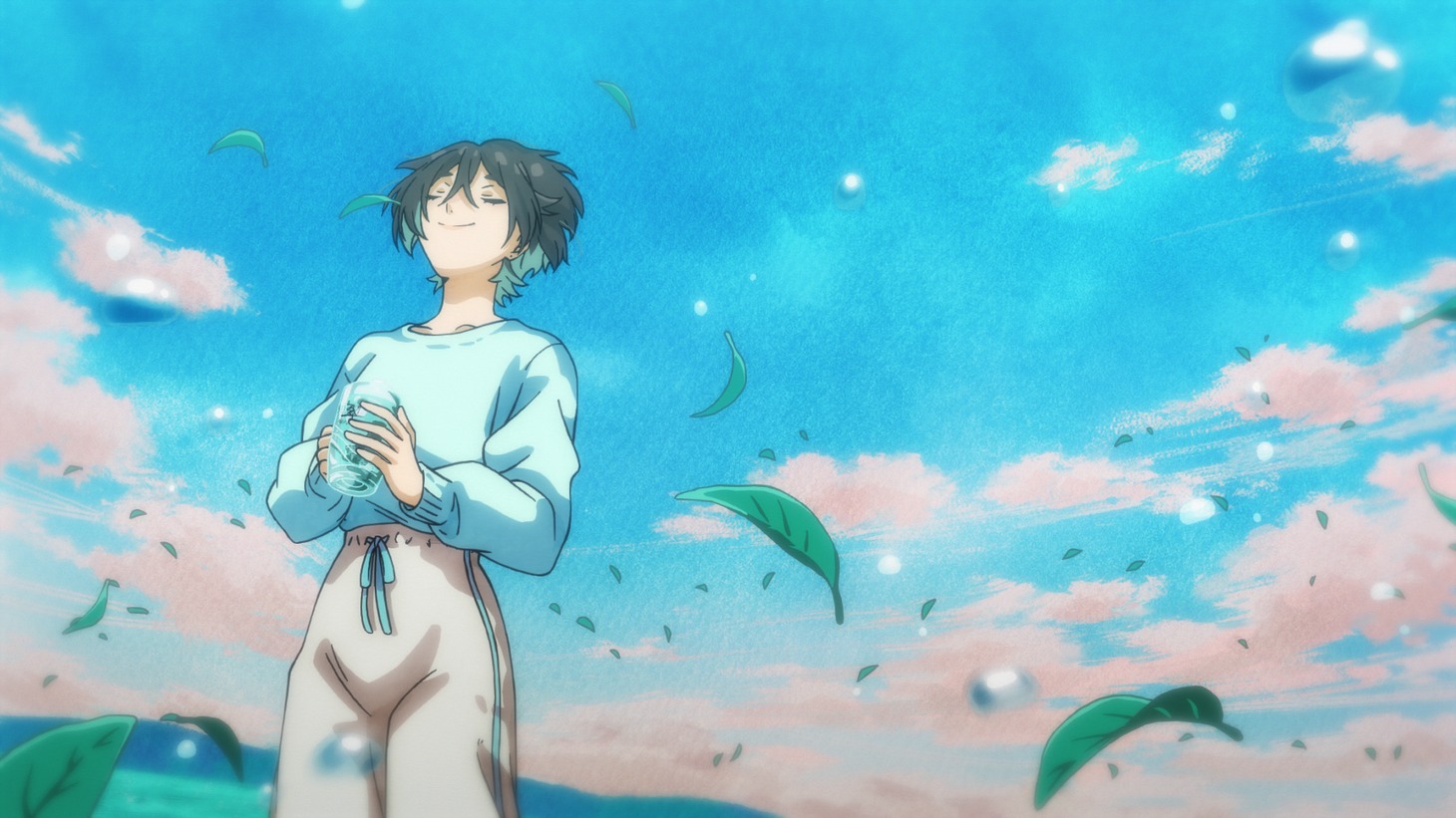 山口つばさがキャラクターデザインを担当した「翠（SUI）」のアニメーションCMより。