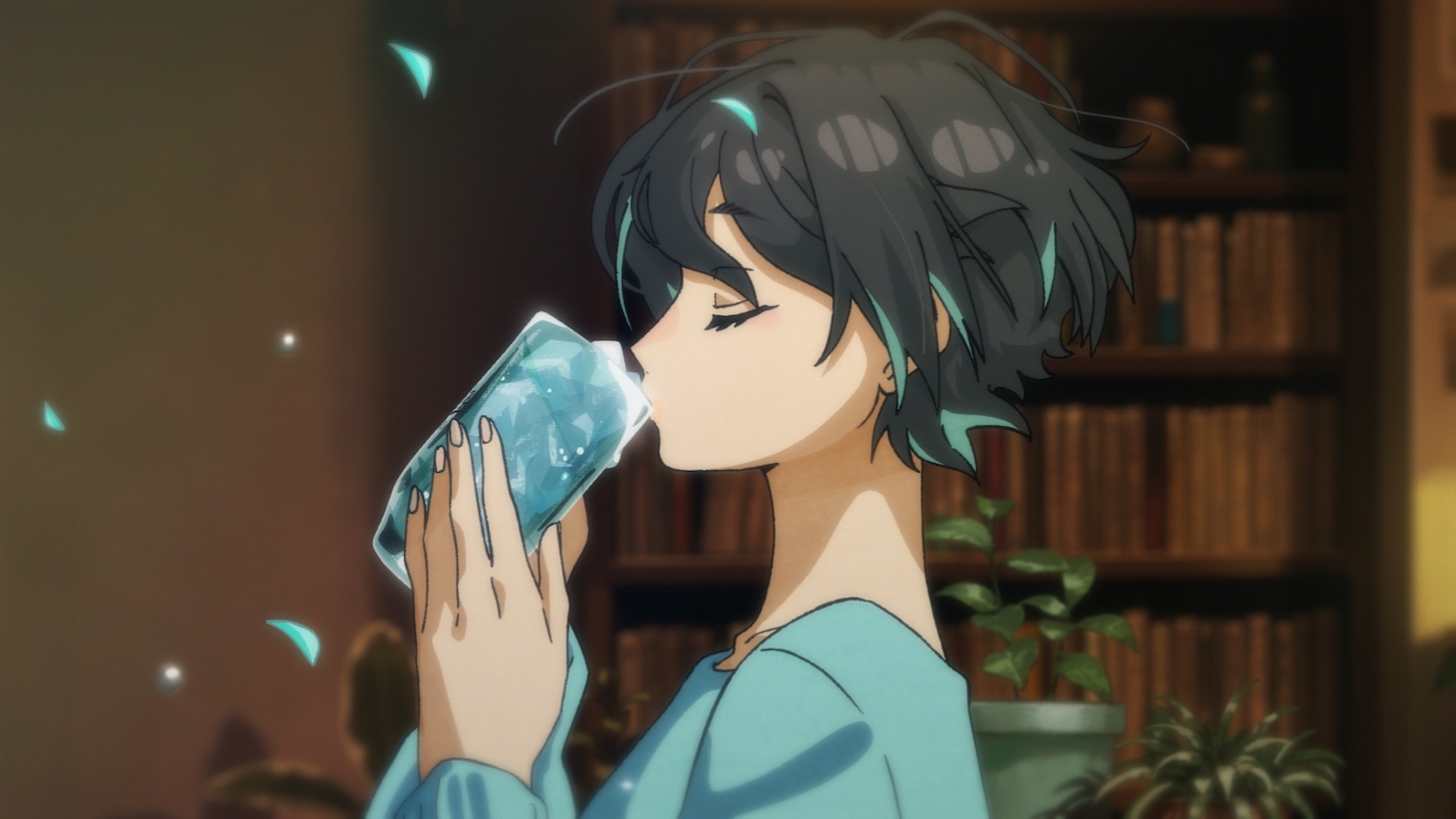 山口つばさがキャラクターデザインを担当した「翠（SUI）」のアニメーションCMより。