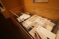 並べられた画材。