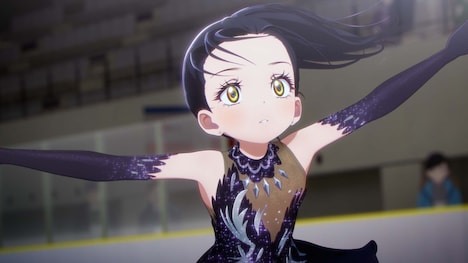 TVアニメ「メダリスト」第1話より。(c)つるまいかだ・講談社/メダリスト製作委員会