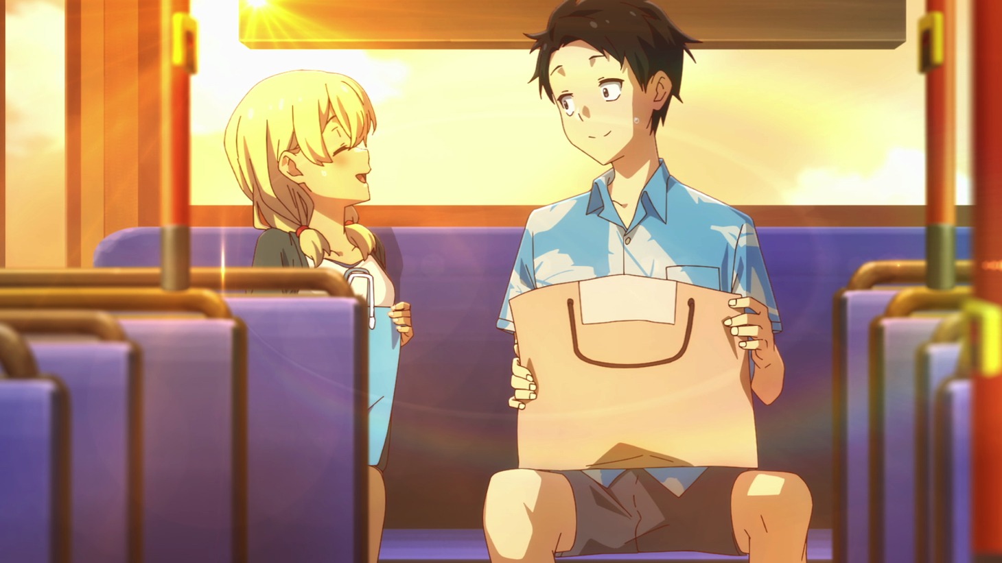 TVアニメ「沖縄で好きになった子が方言すぎてツラすぎる」PV第3弾より。 (c)空えぐみ・新潮社／「沖ツラ」製作委員会