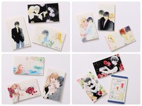 北川みゆき作品のイラストステッカー。