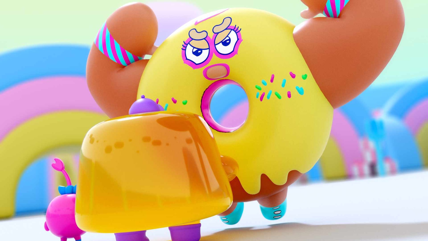 短編アニメ「SWEETS MATE」場面カット。 (c)CHOCOLATE