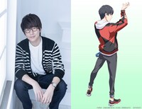 花江夏樹（左）とヤーセンのキャラクタービジュアル（右）。