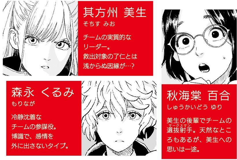 「ダッフルコートアーミー」キャラクター紹介