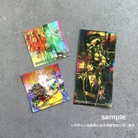 Iam8bit japan & asia特典の「ジャケ写アートステッカー3枚組1セット」。