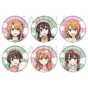 販売商品の「カンバッジ（ブラインド）」。(c)Bonkara