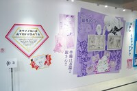 「生誕20周年記念 銀魂展 ～はたちのつどい～」の様子。
