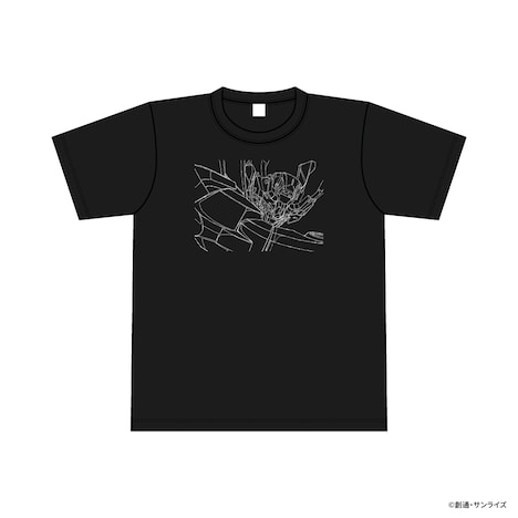 TOHO animation STOREで販売されている劇場先行版「機動戦士 Gundam GQuuuuuuX -Beginning-」のムビチケカードに付属するT シャツ。