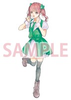 ブックファースト新宿店特典のイラストカード。