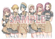 紀伊國屋書店クレド岡山店特典のイラストカード。