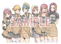 紀伊國屋書店クレド岡山店特典のイラストカード。