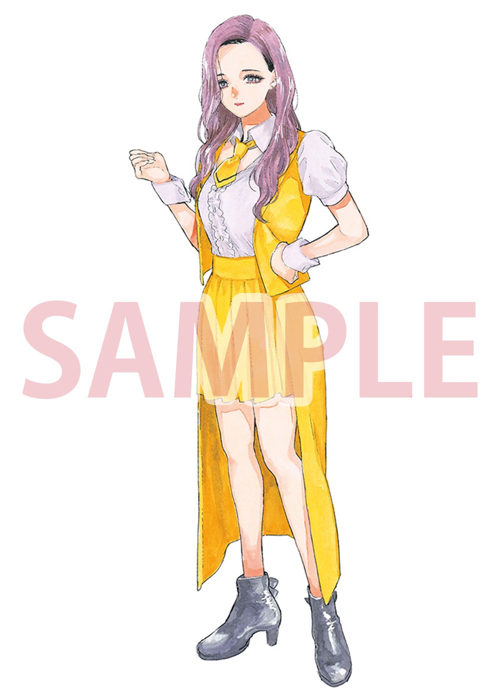 紀伊國屋書店クレド岡山店特典のイラストカード。