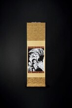 「ミニ掛軸【楳図かずお_洗礼D】」