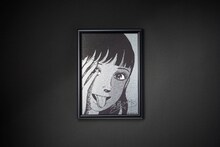 「メタルグラフィアート【楳図かずお_洗礼A】」