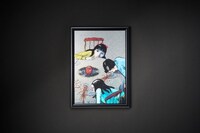 「メタルグラフィアート【楳図かずお_洗礼B】」