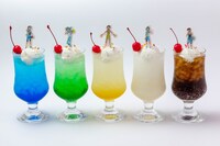「『丸福珈琲店』カラフルクリームソーダ」（全5種）