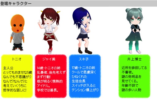 TVアニメ「5億年ボタン【公式】～菅原そうたのショートショート～」の登場キャラクター。 (c)STUDIO SOTA