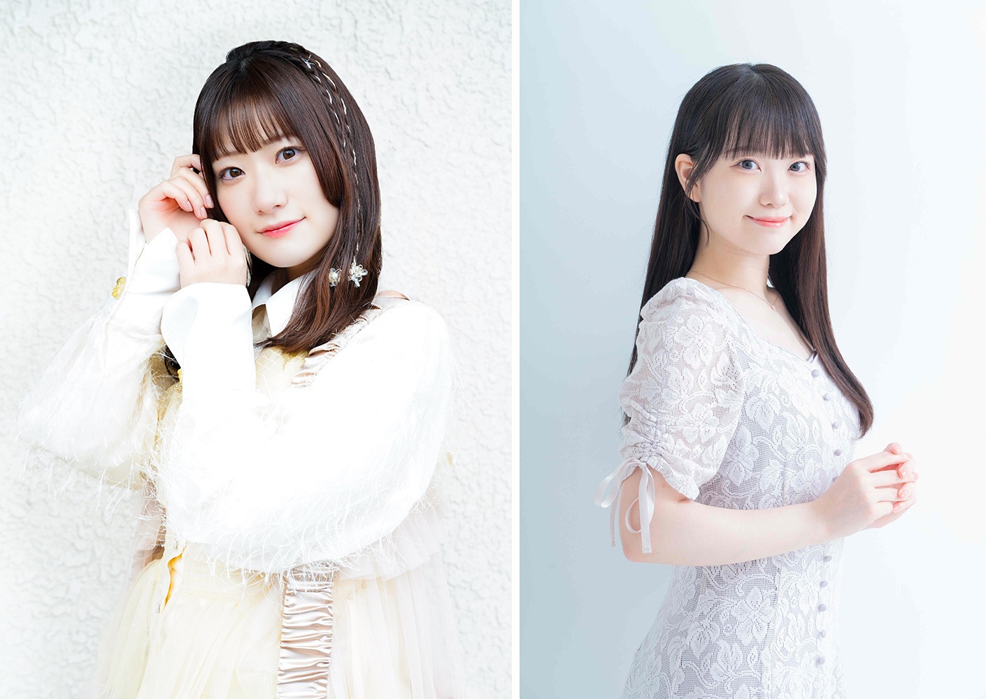 左から岡咲美保、伊南羽桜。
