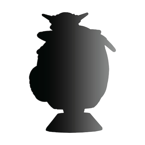 「ドリームトミカ トミカ×ドラゴンボール」シリーズより、「フリーザの小型ポッド」のシルエット。