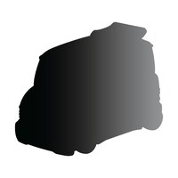 「ドリームトミカ トミカ×ドラゴンボール」シリーズより、「亀仙人のワゴン車」のシルエット。