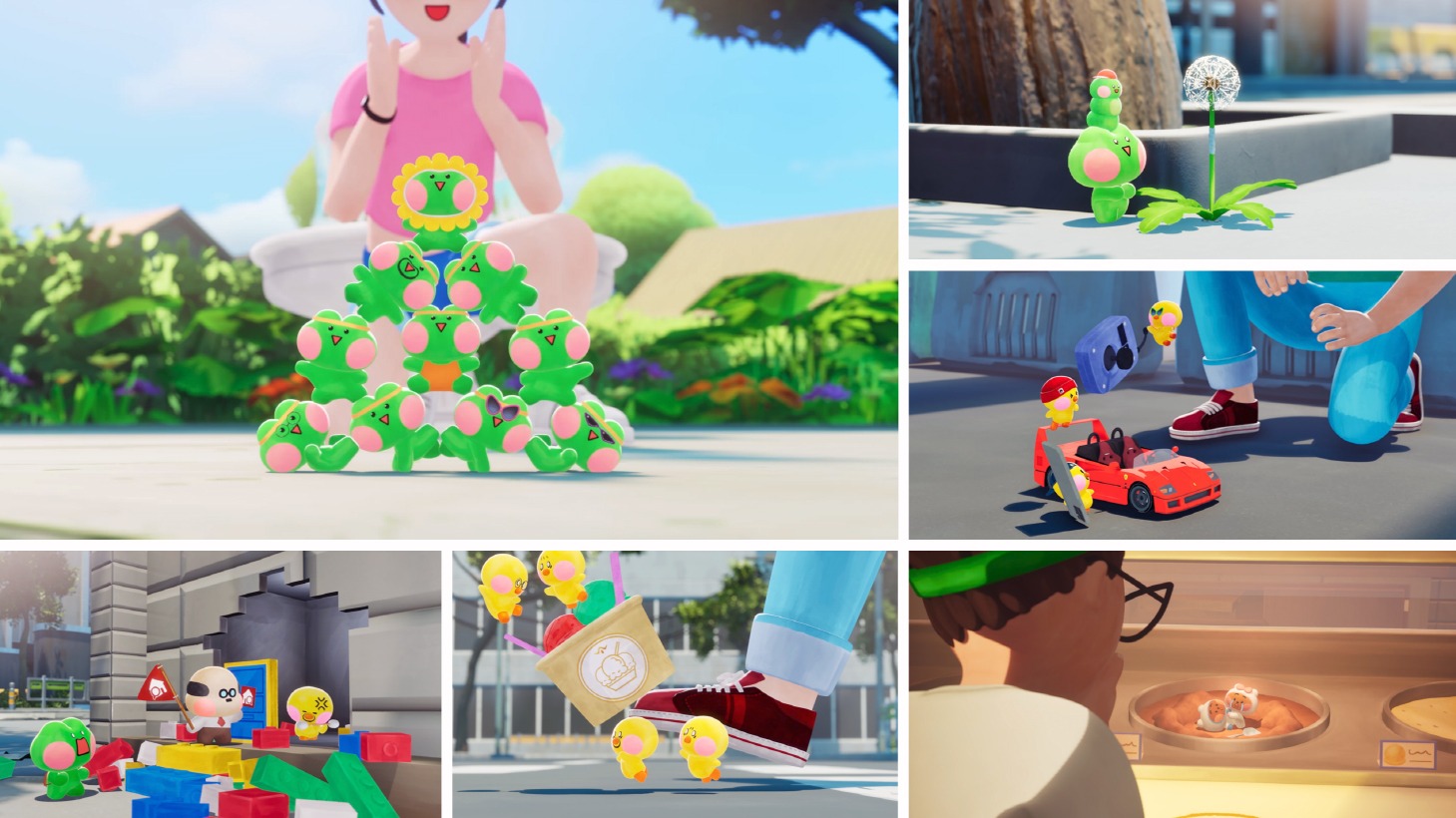 アニメ「ミニミニ minini」場面カット