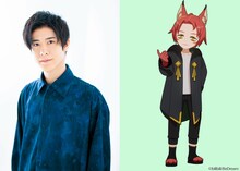 左から大塚剛央、エデン。(c)bilibili/BeDream