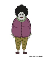 鬼頭ナキ（CV：磯辺万沙子）。ジジの引っ越し先の村をまとめる地主・鬼頭家の最強ババア。自分の土地で暮らす礼儀を知らない住人は、わからせてやる必要があると思っている。