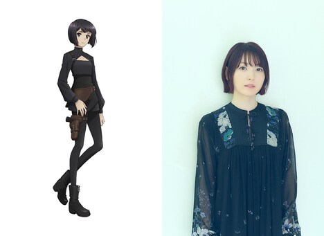 左からエチカ・ヒエダ、花澤香菜。