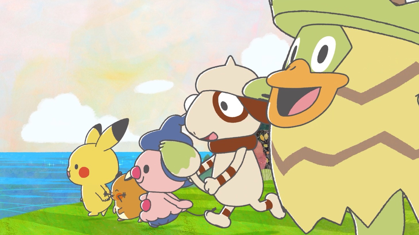 「モンポケ」ショートアニメより。