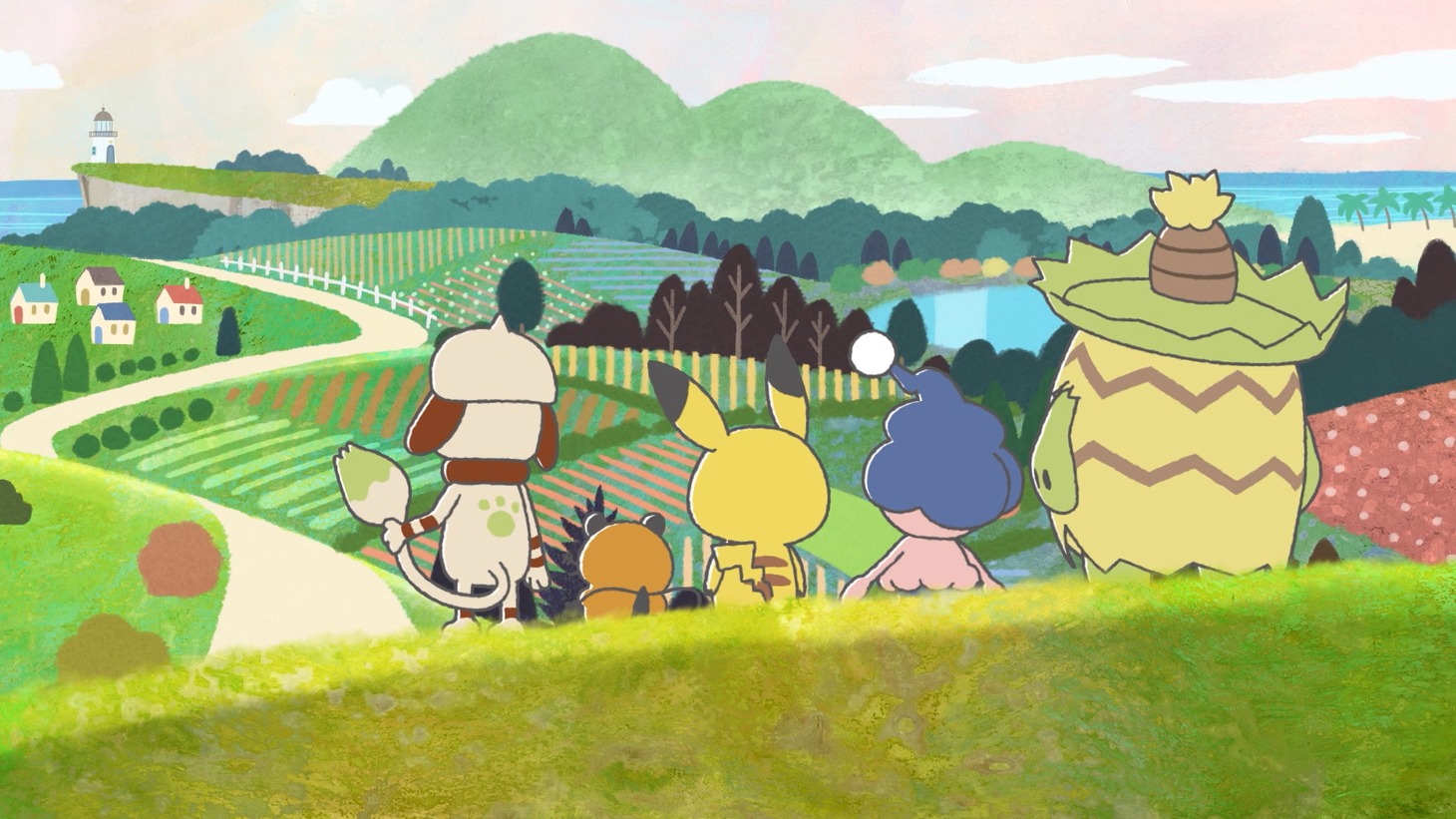 「モンポケ」ショートアニメより。