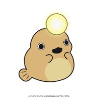 あんこうちゃん（CV：潘めぐみ）。明るいところが苦手なちょうちんあんこうの子供。“とかい“の路地裏で子ザメちゃんと出会う。