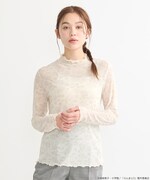 「『らんま1/2』シアーハイネックトップス」