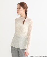 「『らんま1/2』シアーハイネックトップス」