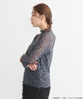 「『らんま1/2』シアーハイネックトップス」