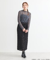 「『らんま1/2』シアーハイネックトップス」